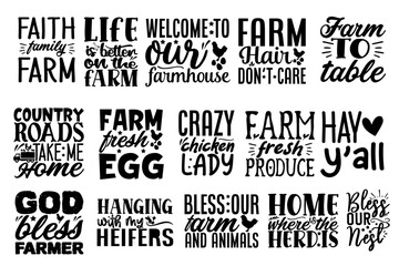 Farm svg Design Bundle