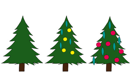 Christmas trees 