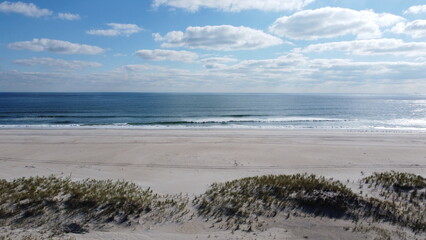 sand dunes on the beach