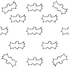 Pattern of bats on a white background. Halloween concept. Halloween background with bats.