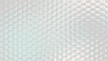 Geometric Colorful Hexagon Scale Abstract Glass Blur Background Wallpaper Design	
