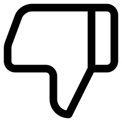 dislike Icon Illustration
