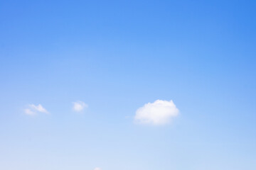 blue sky and clouds