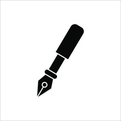 Pen icon or logo isolated sign symbol vector illustration