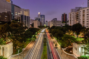 Avenida Nove de Julho (9 de julho) - São Paulo, Brazil