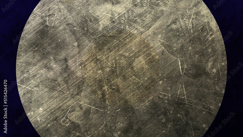 Aufkleber metal structured circles from middle flat transition. abstract background in flat style with animati