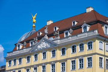 Die Fassade des Coselpalais am Neumarkt - obrazy, fototapety, plakaty