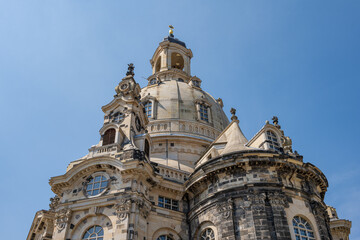 Fototapeta na wymiar Die Kuppel der Frauenkirche am Neumarkt