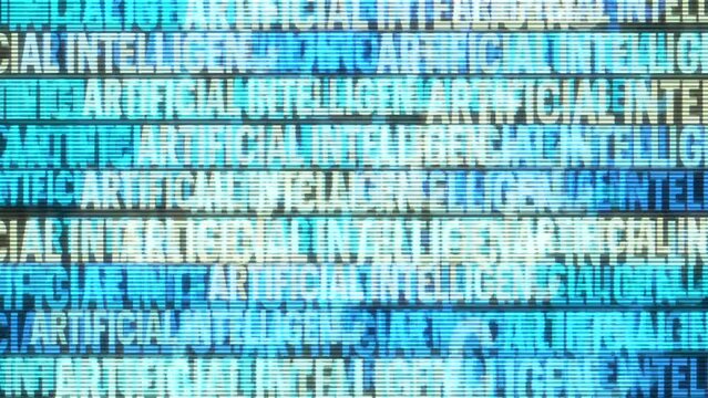 Big data analytics animated text kinetic finance fintech wordscape ai artificial intelligence software
