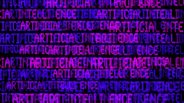 Big data analytics animated text kinetic finance fintech wordscape ai artificial intelligence software