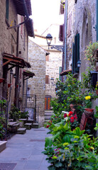 the historic center of Marta Lazio Italy