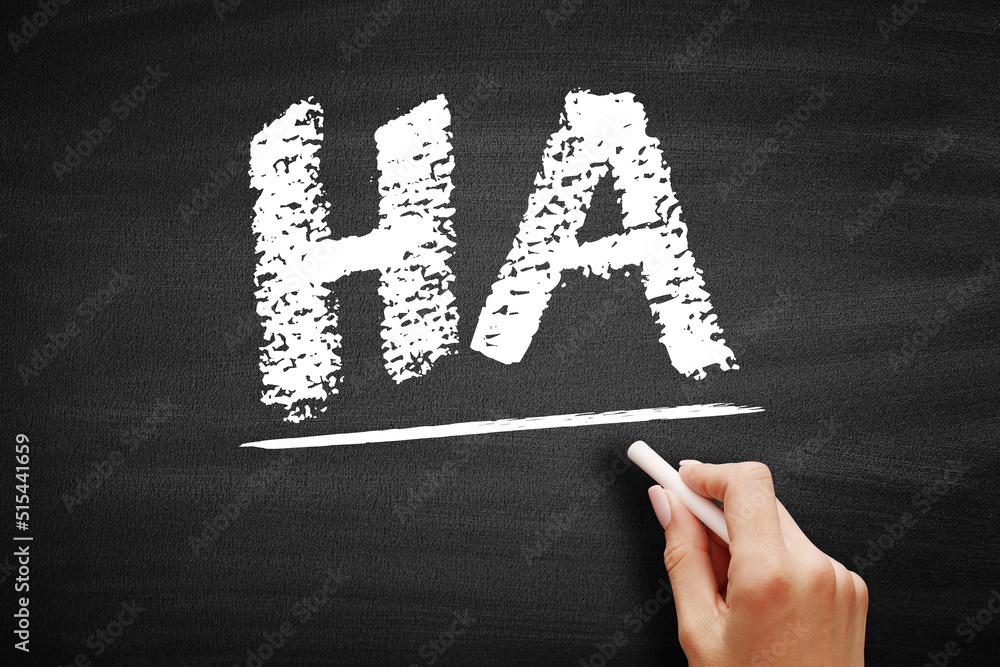 Poster ha - high availability is the ability of a system to operate continuously without failing for a desi