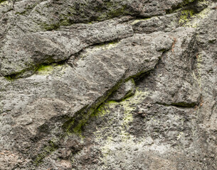Uniusual sandstone rock formations at The Edge, Alderley Edge, Cheshire, UK