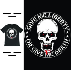 "Give me Liberty or Give Me Death" Vector files are completely Editable. 100% free for personal and commercial use. 