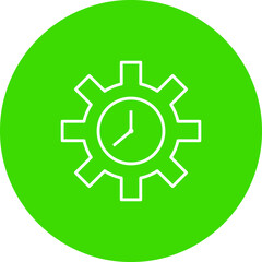 Unique Time Optimization Vector Icon