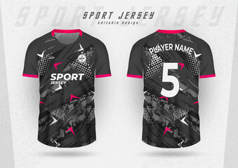 Background template for sports jerseys, racing jerseys, games jerseys, running jerseys, grunge half tone pattern.