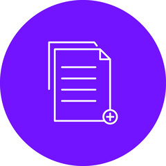 Unique Two files Vector Icon