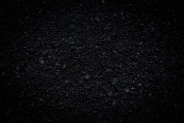 Abstract pattern background image. concrete surface. Modern black tones. Asphalt on the road surface.