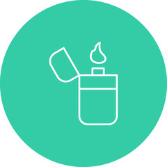 Unique Lighter Vector Icon