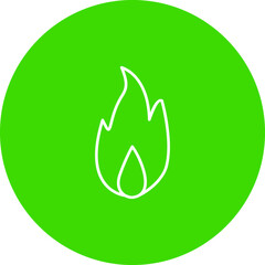 Unique Fire Vector Icon