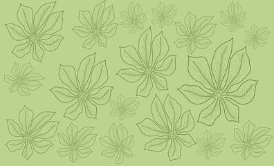 Abstract background. Texture. Leaves from trees. Flowers. petal pattern