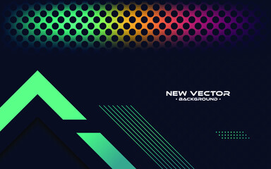 Overlap background vector. Realistic overlap layer on cubes pattern background. vector illustration.