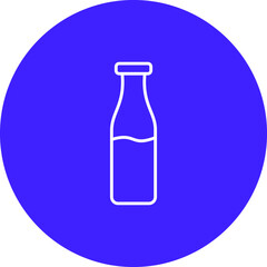 Milk Bottle Vector Icon
