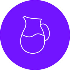Milk Jug Vector Icon