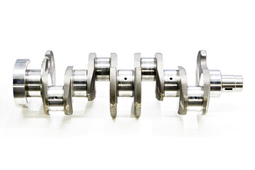 Crankshaft isolated white background