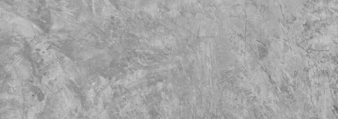 Naklejka premium Old wall panorama texture cement dirty gray with black background abstract grey and silver color design are light with white background.
