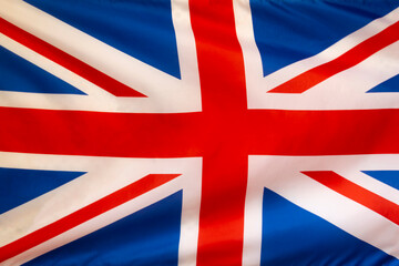 Flag of Britain silk. United kingdom flag