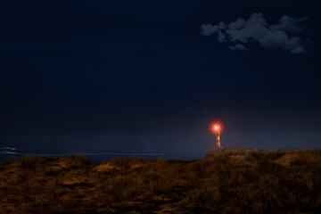 Obraz premium lightning in the night