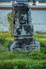 Photo of ancient tombstones from the kingdom of Aceh Darussalam, Aceh, Indonesia.
