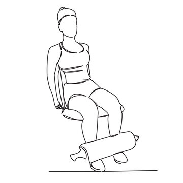 recommend clip art: girl bodybuilder