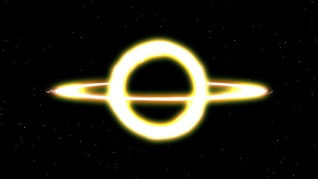 Black hole on the background of the starry sky
