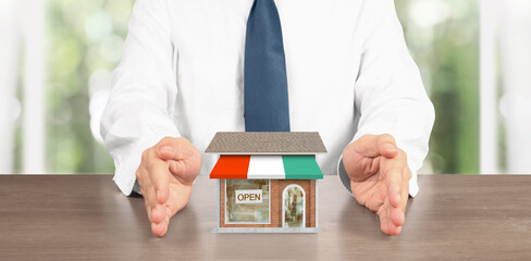 House Residential Structure in  hand