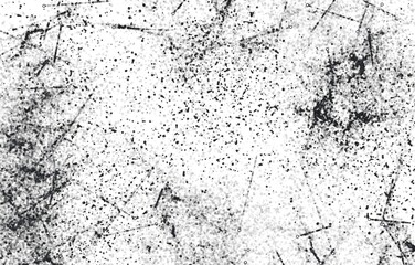 Grunge Black and White Distress Texture.Dust Overlay Distress Grain ,Simply Place illustration over any Object to Create grungy Effect.
