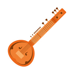 Indian guitar icon