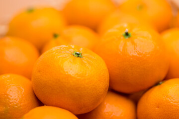 Citrus over the basket at home