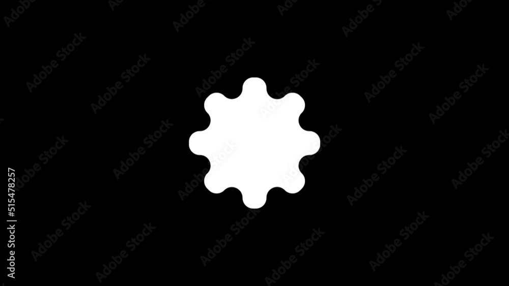 Poster white picture of detail on a black background. small detail of a large mechanism. distortion liquid 