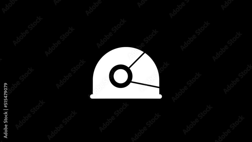 Poster white picture of helmet on a black background. protection of the astronaut in outer space. distortio