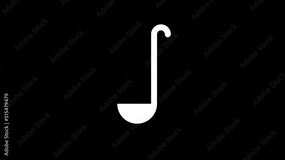 Poster white picture of scoop on a black background. serving food at dinner. distortion liquid style transi