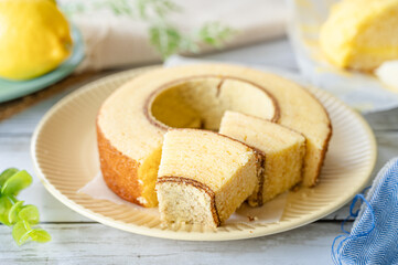 塩レモン味のバームクーヘン