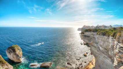 Astonishing view of old town Bonifacio.
