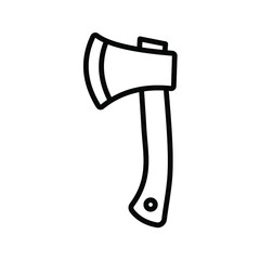Axe icon. ax sign. illustration vector.