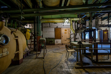 The old sugar factory, a place where sweet memories and sticky stories cling to the walls