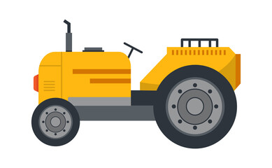 Tractor Construction Industry. Vector illustration
