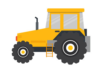 Tractor Construction Industry. Vector illustration