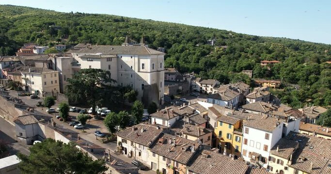 San Martino al Cimino - aerial lateral travelling- Drone Air 2S