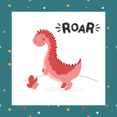 Cute dinosaur vector, cute dinosaur illustration, dino set, dino print, Dino, dino zone, dino friend, roar, dinosaurs for kids